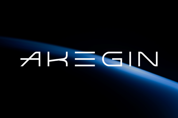 Akegin: A Modern Display Font for Editorial Projects