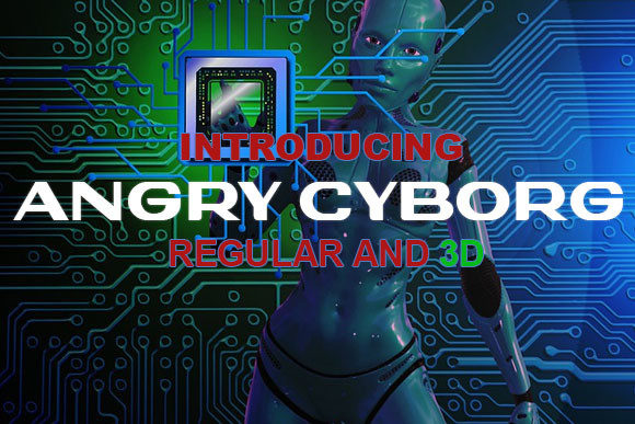 Angry Cyborg Font for Modern Branding