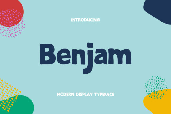 Benjam: A Bold Display Font for Polished Branding