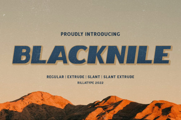 Blacknile: A Bold Font for Branding That Stands Out