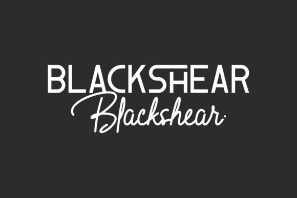 Blackshear Font for Handmade and Commercial Design