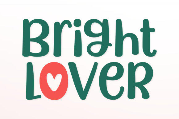 Bright Lover Font Review: A Playful Display Typeface for Creative Projects