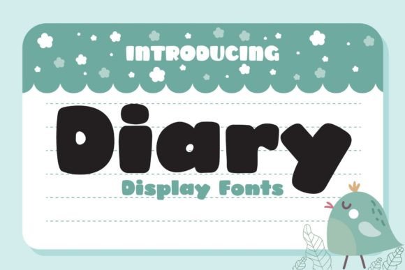 Bring Joy to Your Creations with the Diary Font