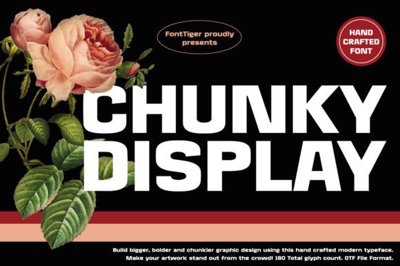 Chunky Display: A Bold Font for Editorial Impact