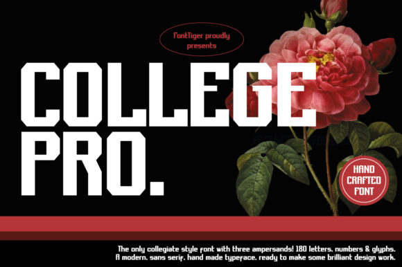 College Pro: A Bold Display Font for Editorial Design