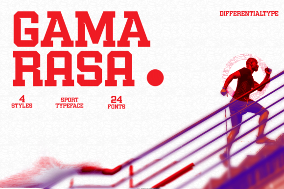 Gama Rasa: A Bold Display Font for Creative Makers