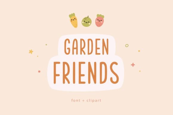 Garden Friends Font for Editorial Design