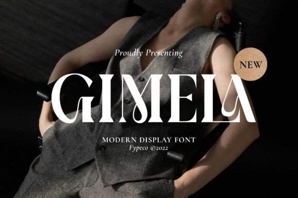 Gimela: A Modern Display Font for Handmade Creations