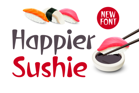 Happier Sushie Font for Eye-Catching Branding