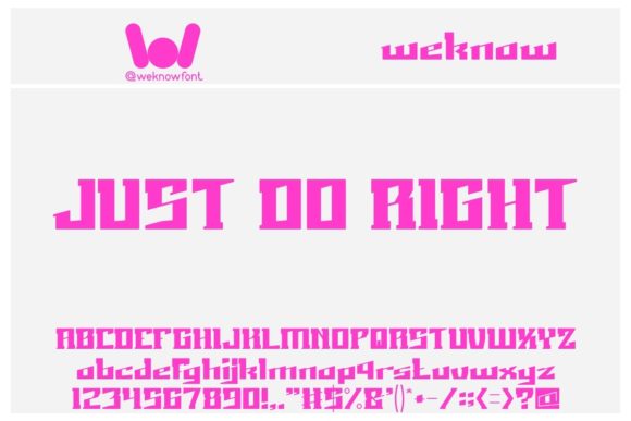 Just Do Right: A Font That Elevates Branding Efforts