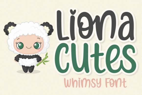 Liona Cutes: A Whimsical Display Font for Digital Creativity