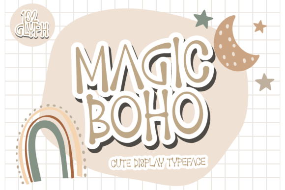 Magic Boho: A Playful Typeface for Modern Editorial Design