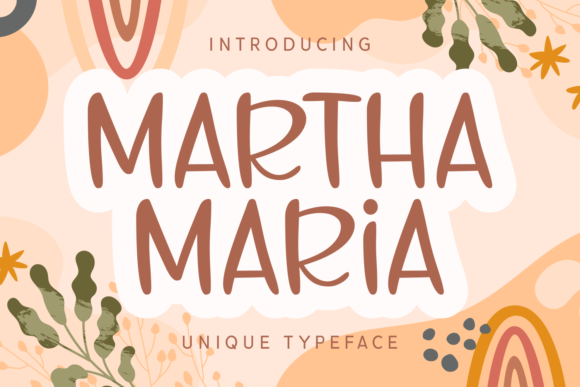Martha Maria: A Modern Display Font for Branding Success