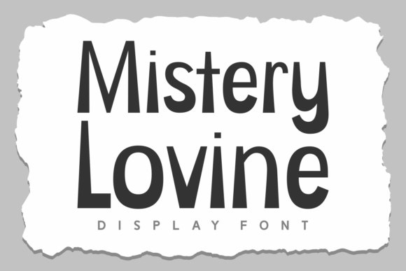 Mistery Lovine: A Sharp Display Font for Stronger Campaigns