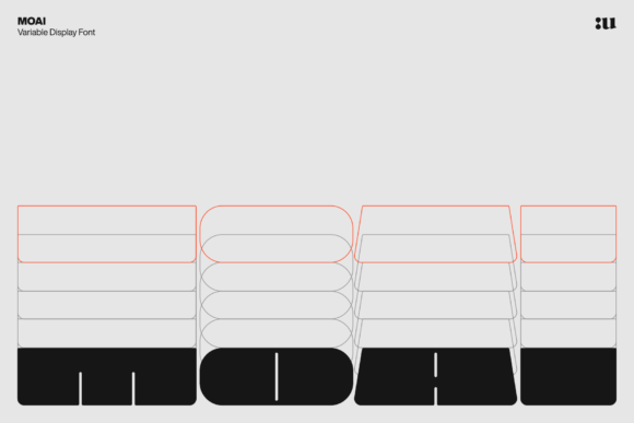 Moai Font for Bold Editorial Design