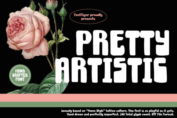 Pretty Artistic: A Display Font with Editorial Charm