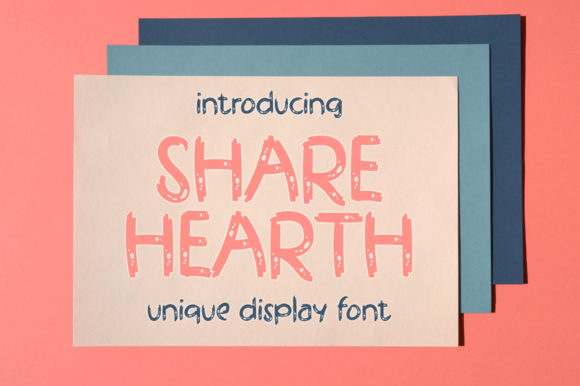 Share Hearth: A Joyful Display Font for Modern Web Design