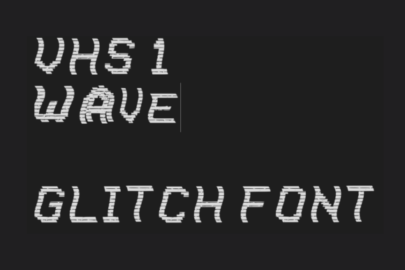 VHS Wave Font for Modern Digital Campaigns