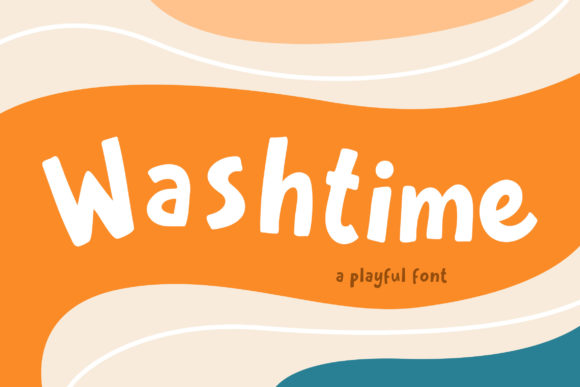 Washtime: A Versatile Display Font for Editorial Projects